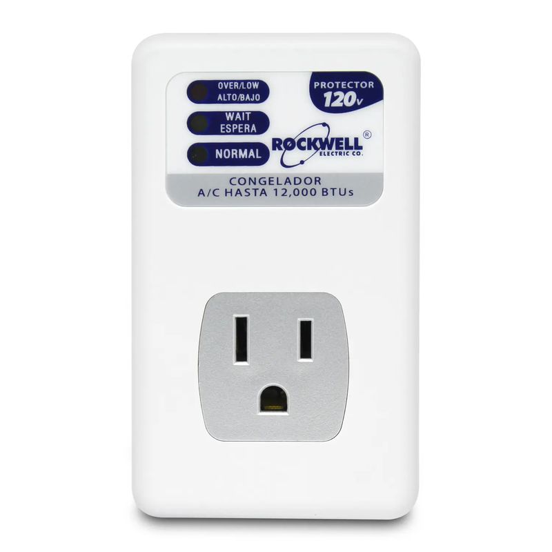 Protector-de-voltaje-de-4-x-9.5-x-5.7-cm-de-1-toma-aterrizada.-Ideal-para-refrigerador-y-aire-acondicionado.