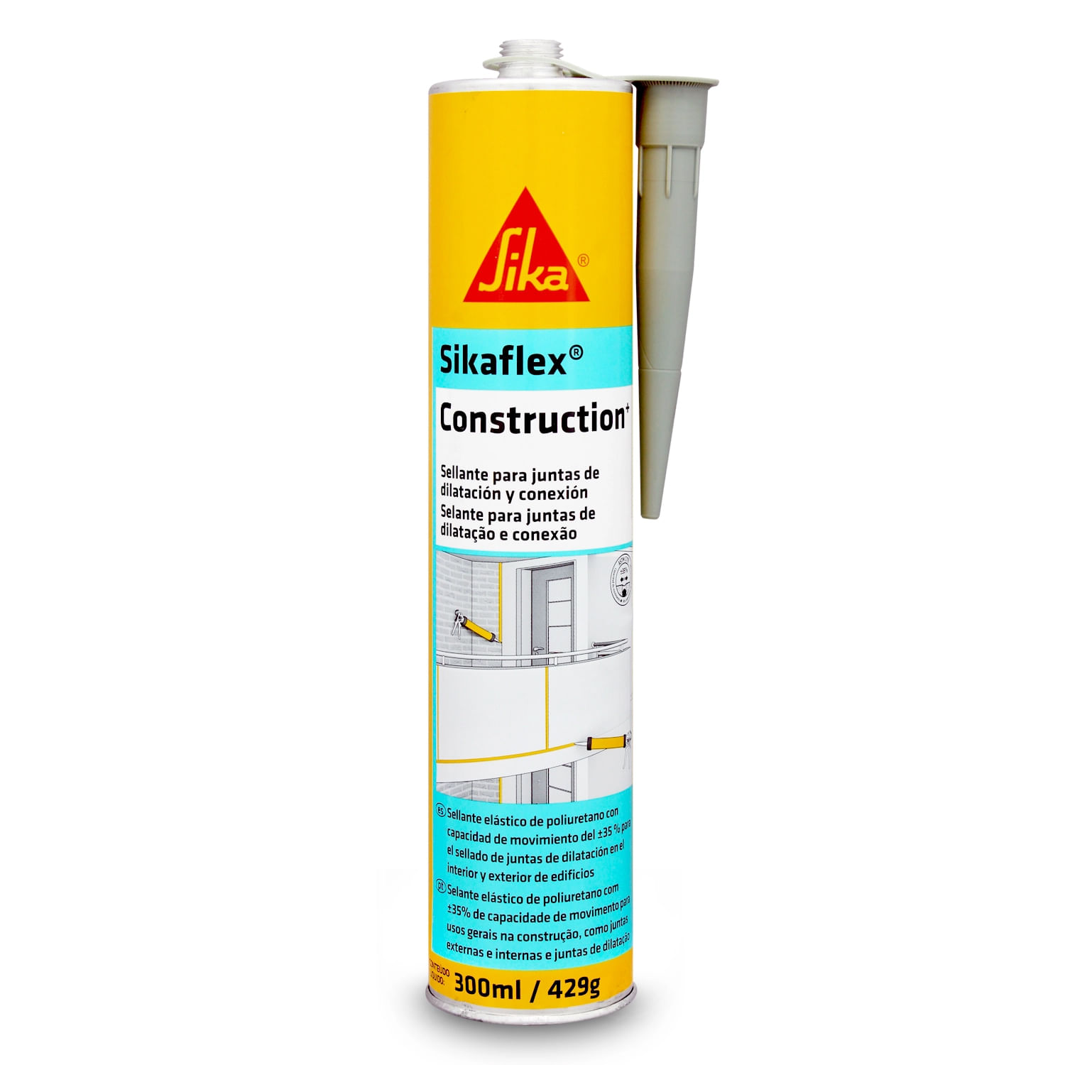 Sellante y Adhesivo Para Juntas Sikaflex-11 Fc+ Blanco 300ml