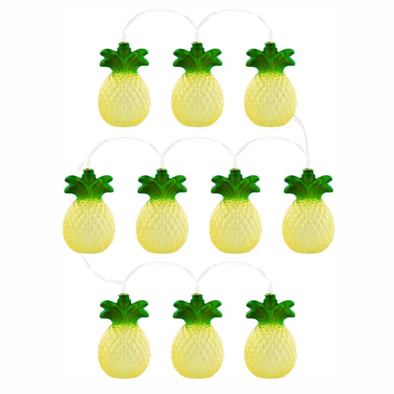 Juego-de-luces-decorativas-plasticas-de-1.2-metros-con-diseño-similar-a-MINI-PIÑAS-REDONDAS-de-luz-LED-calida.