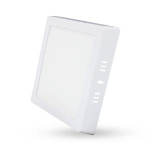 Panel LED cuadrado de estructura para SOBREPONER. CARACTERÍSTICAS: 18W luz blanca, Intensidad 1140 lm, 20.000 h - SYLVANIA