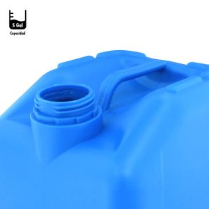 Bidón galonera de fabricación plástica rectangular con 5 gl de capacidad interna y asa de transporte - PLÁSTICOS ECUATORIANOS