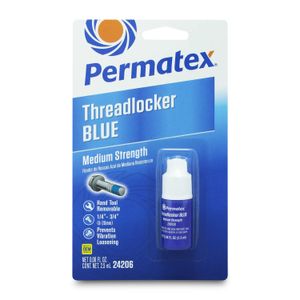 Adhesivo trabador de roscas para una fijación permanente. Mediana resistencia a la vibración y torsión; 2.5 ml - PERMATEX