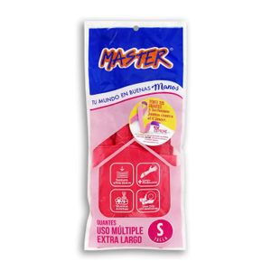 Guantes de uso multiple de talla S de 7-1/2 pulgadas con textura ultra suave y manga extra larga; pack x 1 par - MASTER