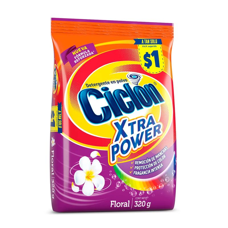 Detergente-en-polvo-XTRA-POWER-de-remocion-de-manchas-con-proteccion-de-color-de-prendas-y-fragancia-FLORAL--320-gr