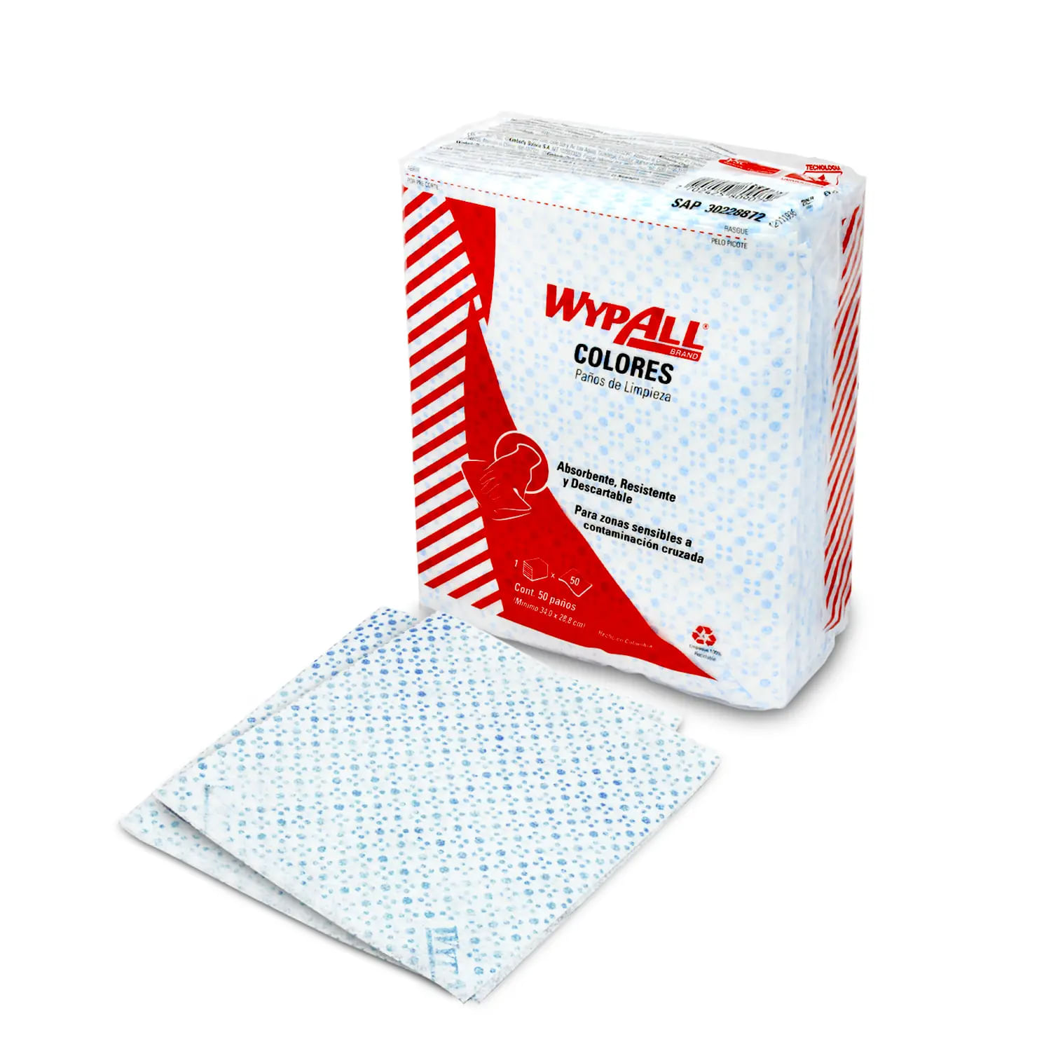 Paño de limpieza ultra absorbente de 34 x 29 cm descartable. Ideales ...