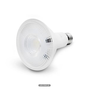 Foco LED PAR20 con base E27. CARACTERÍSTICAS: 8W, Luz blanca de día, 720 lúmens, vida útil 15.000 horas. - ECO MAX