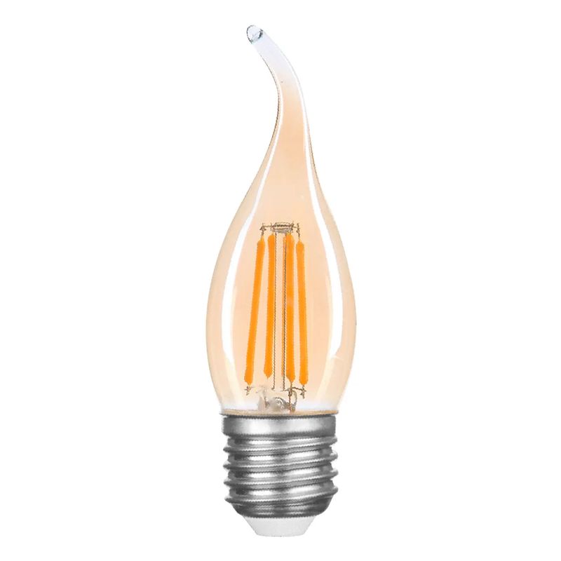Foco-LED-tipo-vela-VINTAGE-y-base-E27.-CARACTERISTICAS--4W-Luz-amarilla-350-lumens-vida-util-15.000-horas.