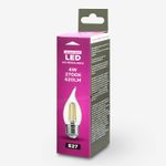 Foco-LED-tipo-vela-VINTAGE-y-base-E27.-CARACTERISTICAS--4W-Luz-amarilla-420-lumens-vida-util-15.000-horas.