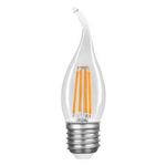 Foco-LED-tipo-vela-VINTAGE-y-base-E27.-CARACTERISTICAS--4W-Luz-amarilla-420-lumens-vida-util-15.000-horas.