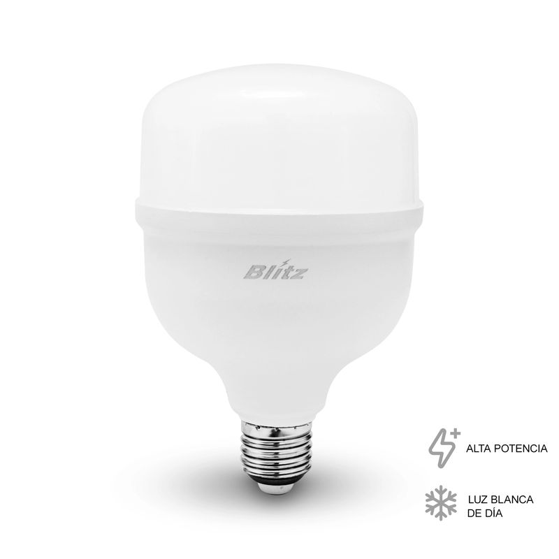 Foco LED Alta Potencia 30W E27 Luz Fría 3200 lm