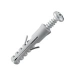Tornillo-con-taco-de-fijacion-con-medidas--Tornillo-de-2.7-x-0.6-cm-y-Taco-plastico-de-2.5-x-0.6-cm--pack-x-100