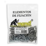 Tornillo-con-taco-de-fijacion-con-medidas--Tornillo-de-2.7-x-0.6-cm-y-Taco-plastico-de-2.5-x-0.6-cm--pack-x-100
