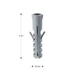 Tornillo-con-taco-de-fijacion-con-medidas--Tornillo-de-4-x-0.8-cm-y-Taco-plastico-de-4-x-0.8-cm--pack-x-24