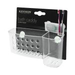 Organizador-de-baño-plastico-de-5.5-x-8-x-16.4-cm--con-orificios-de-ventilacion-y-anclaje-mediante-ventosas.