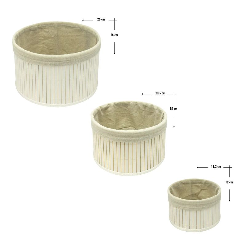 Set-de-cajas-organizadoras-con-estructura-a-base-de-fibras-de-madera-con-soportes-y-apliques-de-tela--pack-x-3