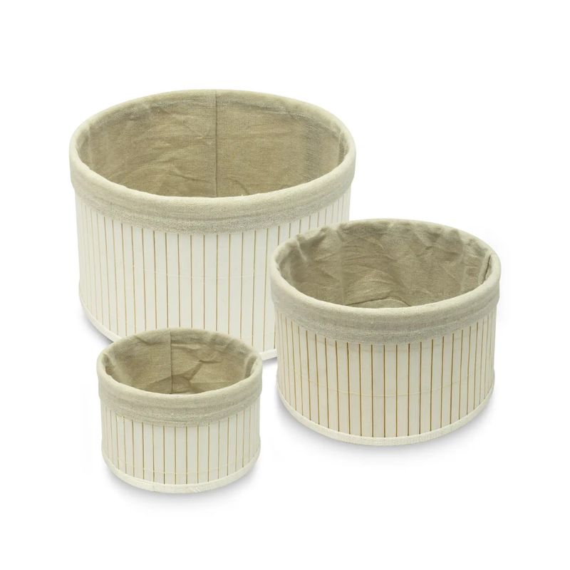 Set-de-cajas-organizadoras-con-estructura-a-base-de-fibras-de-madera-con-soportes-y-apliques-de-tela--pack-x-3
