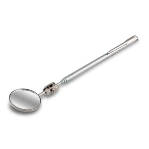 Mini espejo de inspeccion extensible de acero inoxidable tipo boligrafo, extensible de 19.5 cm hasta 61 cm. - STERLING TOOLS