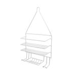 Organizador-colgante-de-baño-metalico-recubierto-en-PVC-con-2-niveles-jabonera-y-2-colgadores-multiusos.