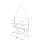 Organizador-colgante-de-baño-metalico-recubierto-en-PVC-con-2-niveles-jabonera-y-2-colgadores-multiusos.