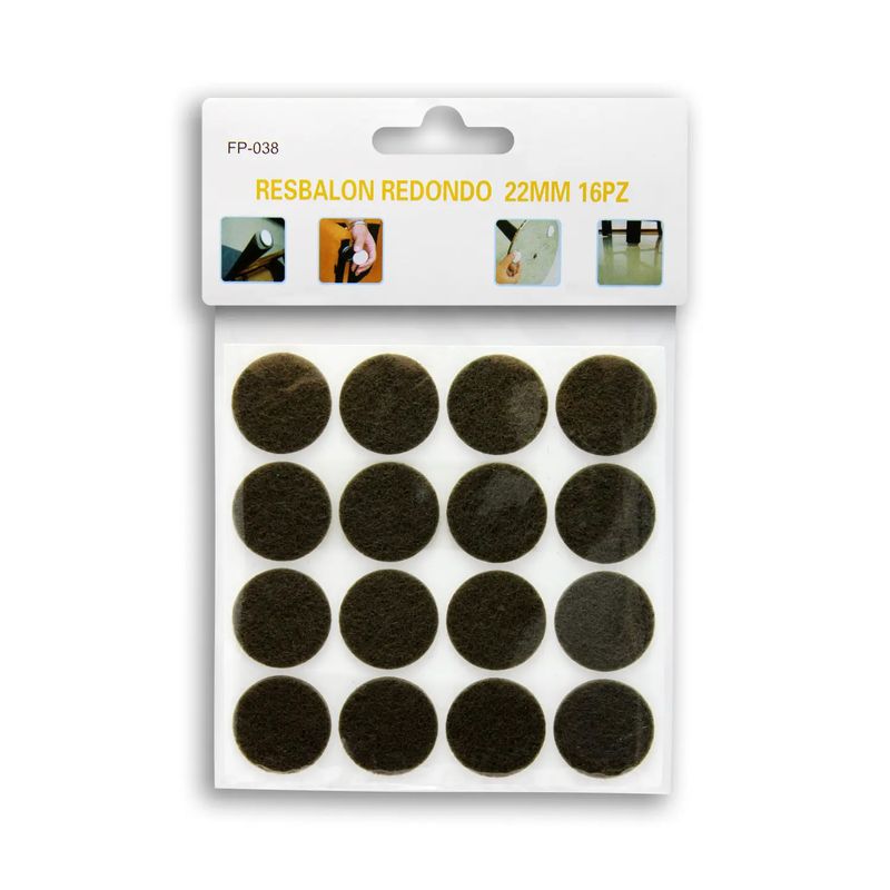 Resbalon-redondo-autoadhesivo-de-fieltro-de-2.2-x-2.2-cm.-Ideal-para-las-patas-de-sillas-muebles-etc--pack-x-16