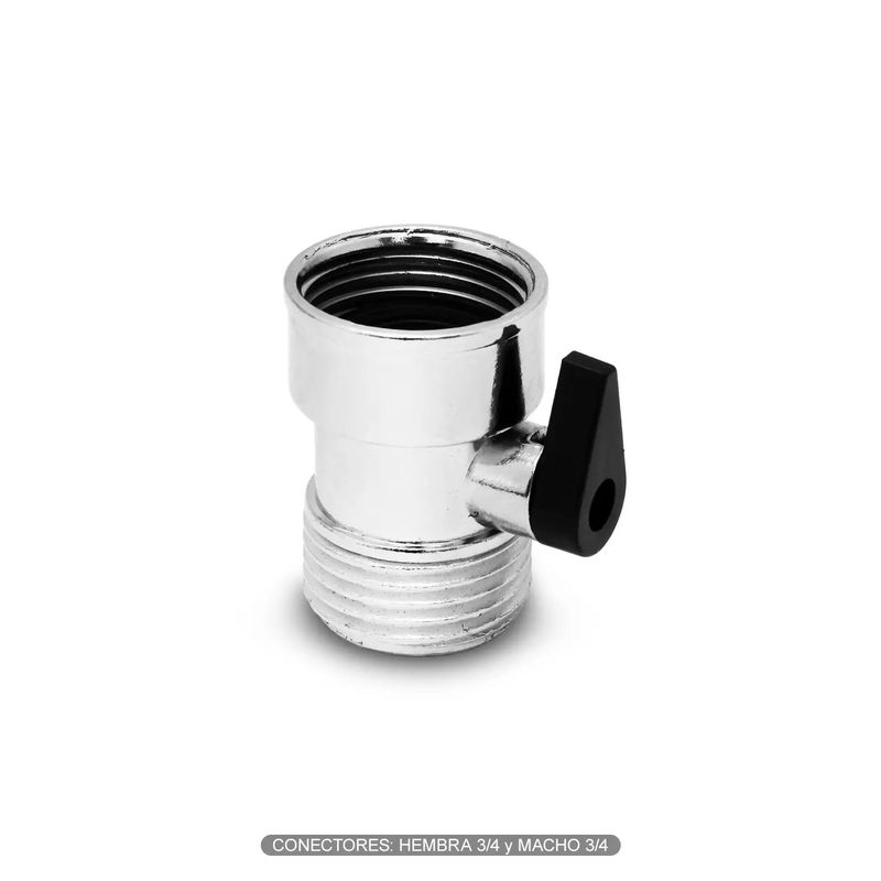 Valvula-de-paso-para-manguera-de-laton--de-4.3-x-3-x-4-cm-con-conectores-HEMBRA-y-MACHO-de-3-4-pulgadas.