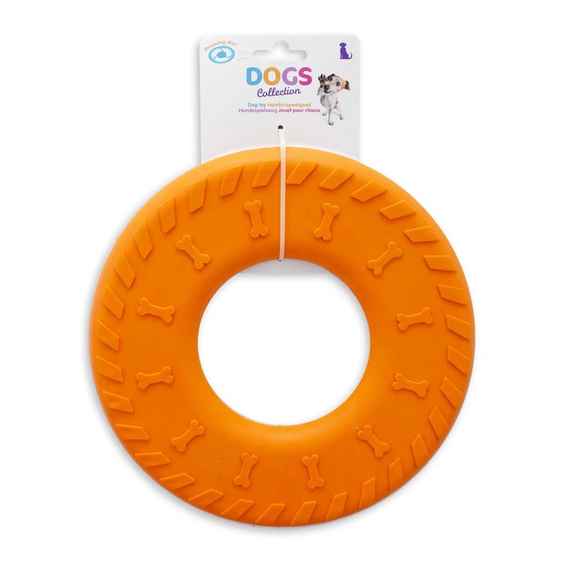 Juguete-para-perro-tipo-disco-de-lanzamiento-de-25-cm-de-diametro-elaborado-en-caucho-natural-semi-rigido