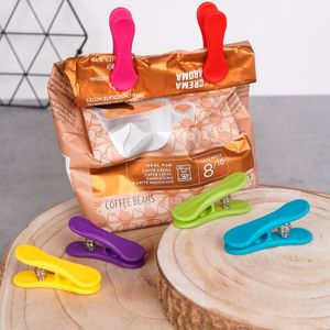 Set de 4 Clips para Bolsas de Alimentos con Tapa Abre Fácil, Pinzas  Selladoras para Bolsas