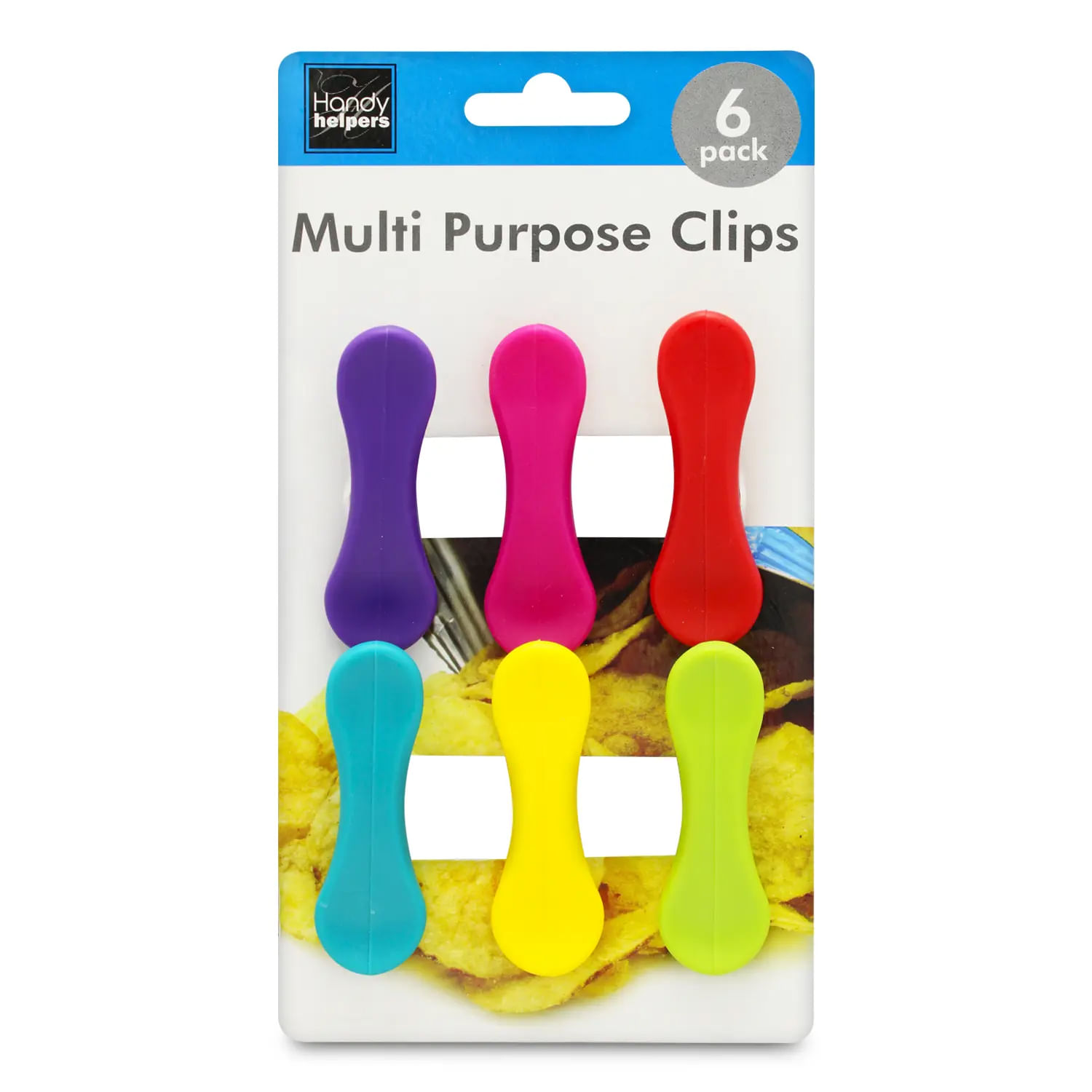 Set de clips multiusos tipo pinzas plasticas para sellar fundas o ...