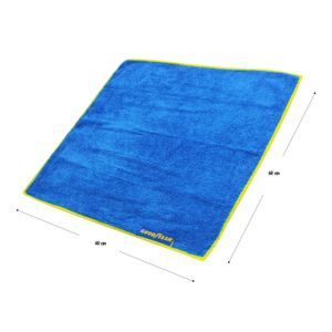 Paño de microfibra con hilos ultrafinos de microfibra para limpiar o secar cualquier superficies; pack x 3 - GOODYEAR