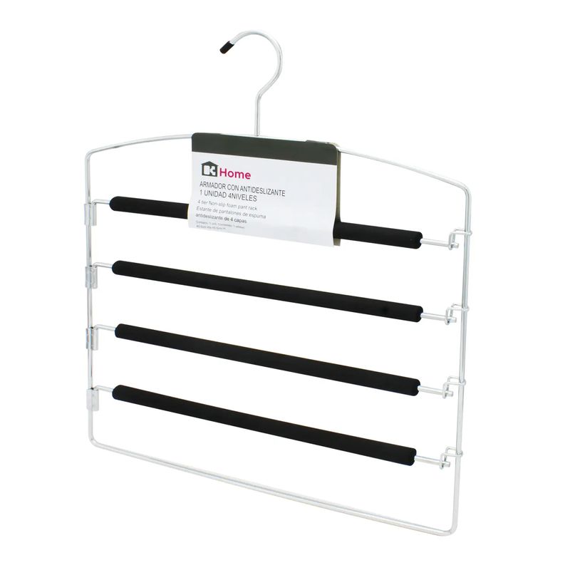 Armador-antideslizante-de-cuatro-niveles-para-pantalones-ideal-para-lugares-con-poco-espacio