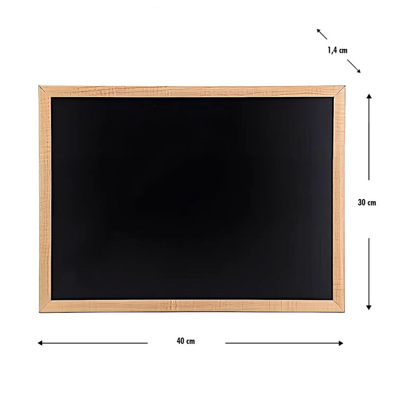 Pizarra-negra-de-40-x-30-cm-con-perfil-de-madera