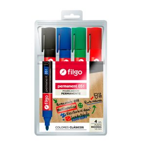 Marcador permanente Punta redonda 1/2mm - FILGO