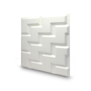 Panel decorativo 3D pintable de diseño tipo STAIRS. - K HOME