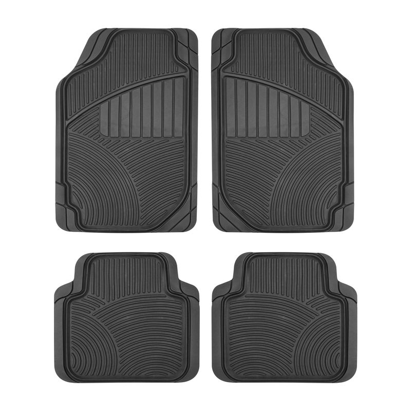 Juego-de-moquetas-a-base-de-caucho-ultra-resistente-antideslizante.-Diseño-tipo-patron-lineal--pack-x-4.-Negro-K-PRO