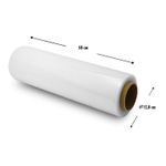 Plástico stretch film en rollo de 2 kg x 25 cm de alto (Rinde 450 metros  aprox.) Ideal para embalaje y protección. Transparente K PRO
