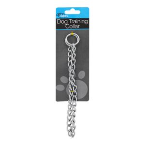 Collar de entrenamiento metálico de 47 cm con eslabones de acero. - DUKES