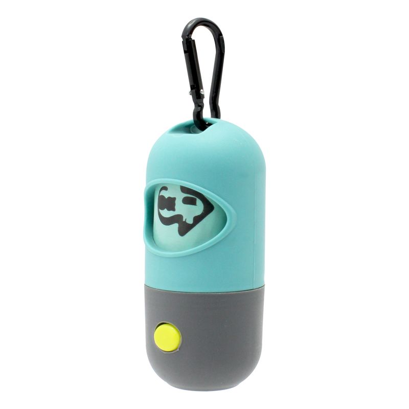 Dispensador-de-fundas-desechables---tipo-capsula-compacta-con-linterna-LED-y-1-rollo-de-20-fundas.-ORGILL