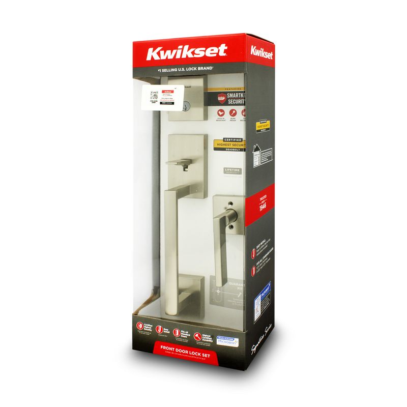 Juego-de-entrada-para-puerta-principal-de-acero-reforzado--resistente-a-golpes-cortes-perforaciones-y-ganzuas.-Plateado-KWIKSET