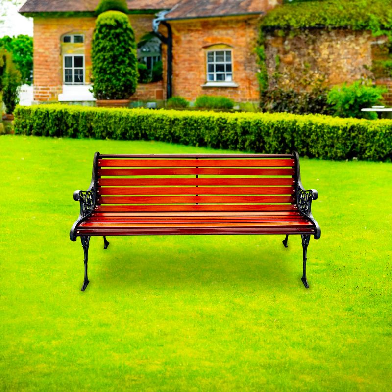 Banca-para-jardin-con-estructura-metalica-de-acero-forjado-y-largueros-de-madera-con-recubrimiento-para-exteriores.-Cafe-negro-WRT