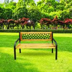 Banca-para-jardin-con-estructura-metalica-de-acero-forjado-y-largueros-de-madera-con-recubrimiento-para-exteriores.-Negro-con-amarillo-WRT