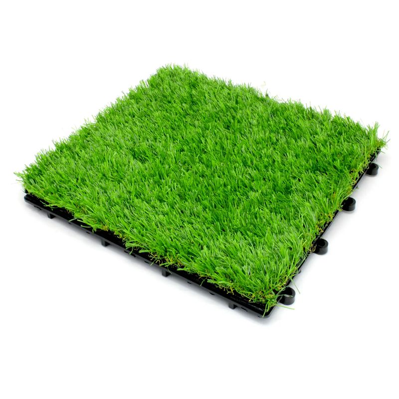 Piso-exterior-modular-de-fabricacion-plastica--con-superficie-de-cesped-sintetico-y-anclajes-para-piso--pack-x-9.-Plastico-fibras-sinteticas-K-PRO