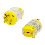 Enchufe-blindado-MACHO-Amarillo-transparente-de-15-A-y-125-V-con-3-patas-aterrizadas-y-polarizadas---luz-testigo.-Ideal-para-trabajos-pesados.-BLITZ