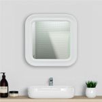 Espejo-cuadrado-con-perfil-rigido-plastico-de-diseño-moderno.-Ideal-para-todo-tipo-de-ambiente.-Blanco-BATH-BLISS