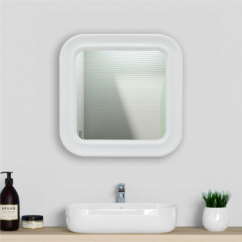 Espejo-cuadrado-con-perfil-rigido-plastico-de-diseño-moderno.-Ideal-para-todo-tipo-de-ambiente.-Blanco-BATH-BLISS