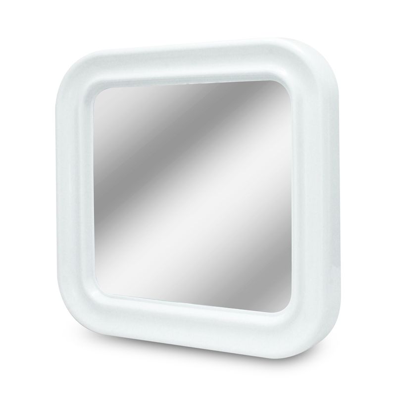 Espejo-cuadrado-con-perfil-rigido-plastico-de-diseño-moderno.-Ideal-para-todo-tipo-de-ambiente.-Blanco-BATH-BLISS