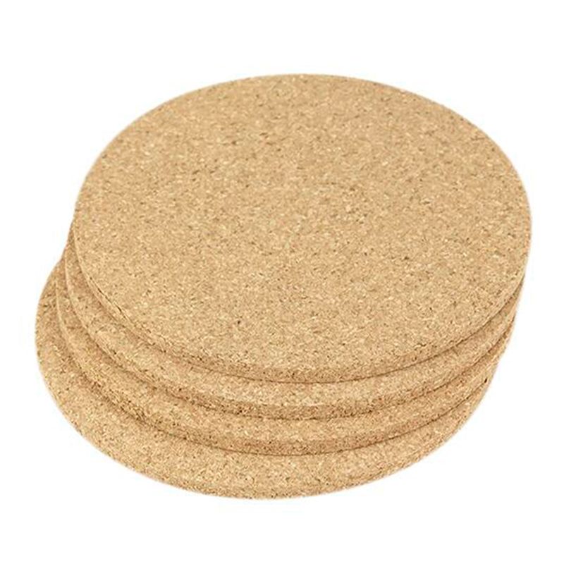 Porta-vasos-de-1-x-10-cm-de-diametro-elaborado-en-corcho-100--natural--pack-x-4.-Cafe-HANDY-HELPERS