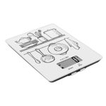 Balanza-digital-con-base-de-cristal-y-pantalla-digital-LCD-con-medidas-convertibles-a--kg-ml--oz-lb-.-Capacidad--5-kg.-Blanco-CAMRY