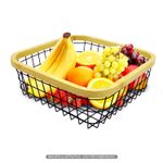 Cesto-frutero-fabricado-con-varillas-de-acero-inoxidable-y-borde-decorativo-de-madera-de-bambu.-Negro-con-amarillo-K-HOME