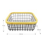 Cesto-frutero-fabricado-con-varillas-de-acero-inoxidable-y-borde-decorativo-de-madera-de-bambu.-Negro-con-amarillo-K-HOME