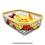 Cesto-frutero-fabricado-con-varillas-de-acero-inoxidable-y-borde-decorativo-de-madera-de-bambu.-Negro-con-amarillo-K-HOME